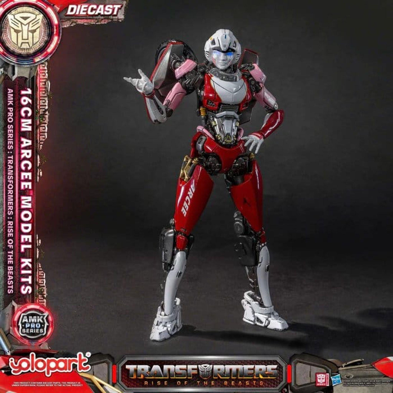 Yolopark Transformers Rise of the Beasts AMK Pro Series modelbouwpakket Arcee 15 cm