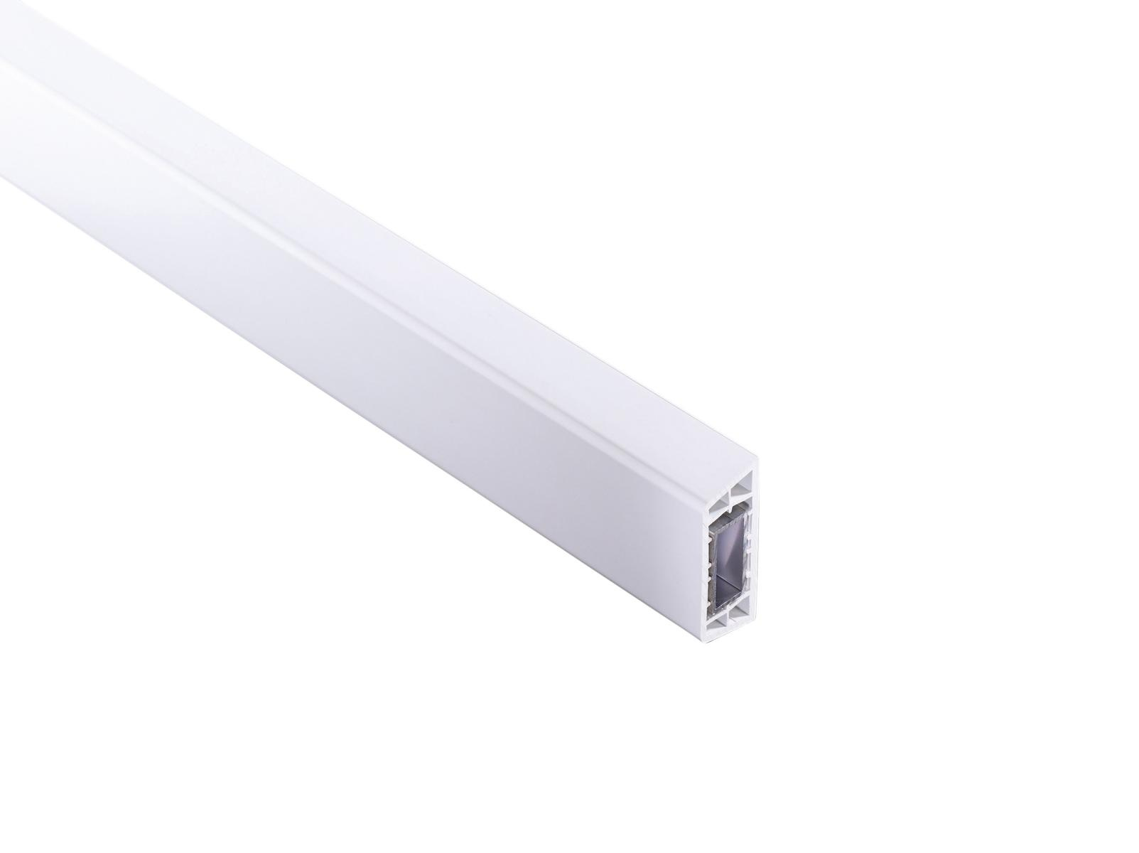TETZNERJENT BGS Querriegel KS 60 x 25 mm Länge: 6 m, mit ALU-Kern weiß 16908921