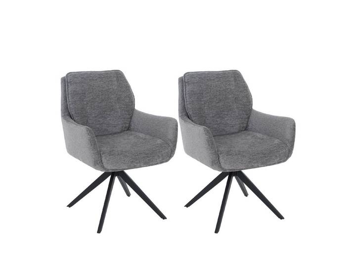 MCW Esszimmerstuhl MCW-Q37-M (2er-Set), Integrierte Fußbodenschoner