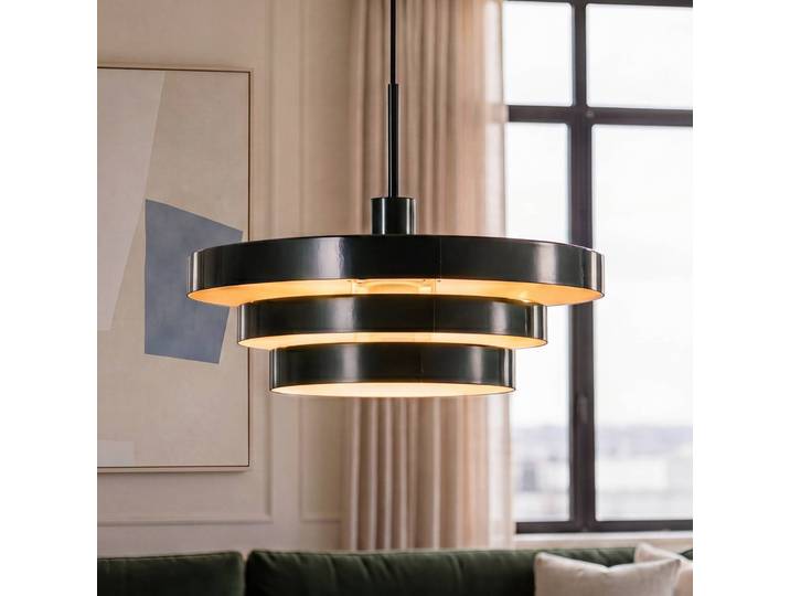 OSRAM Hängelampe Decor Layer, dimmbar, grün, für Wohn- / Esszimmer, Metall, Modern, Pendelleuchte