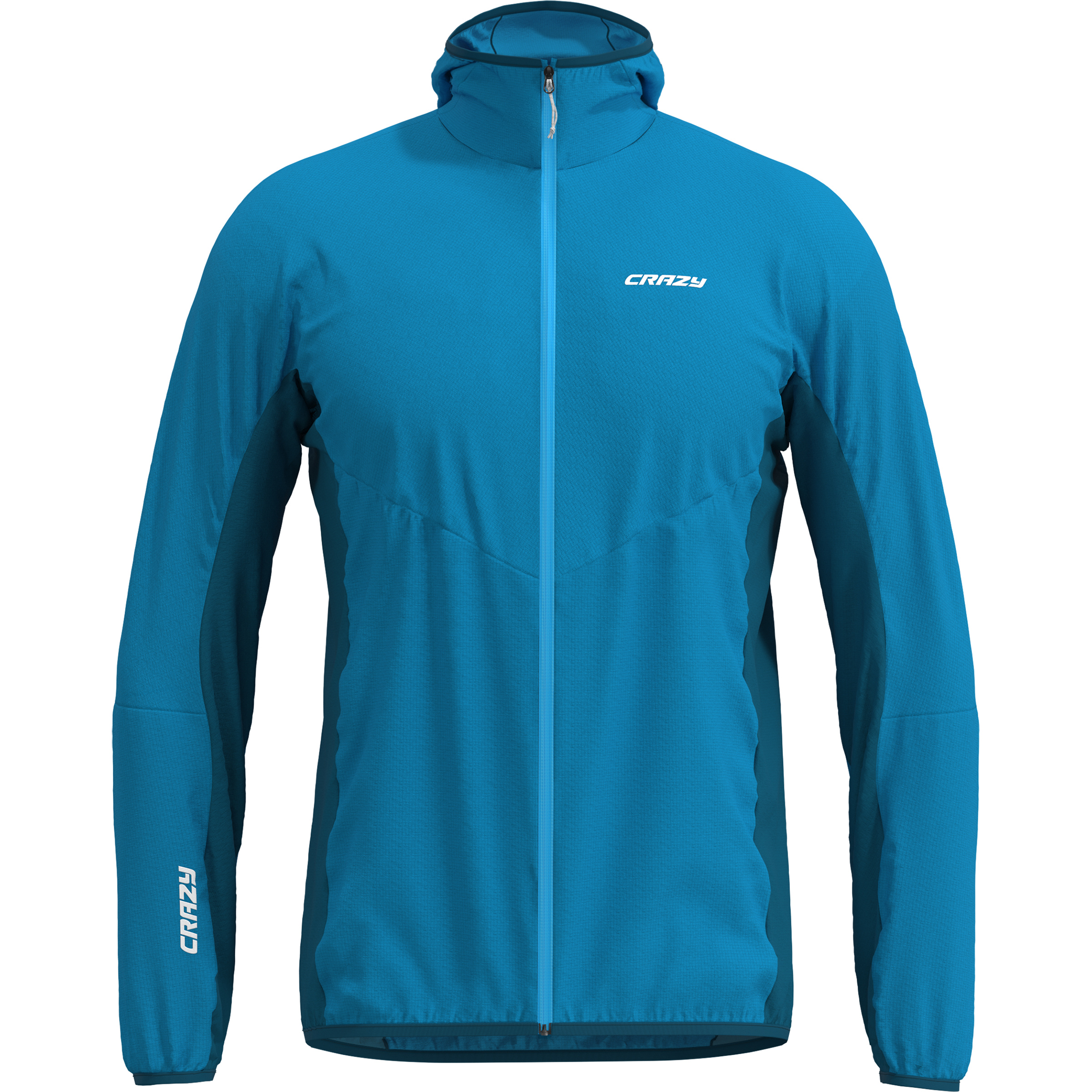Crazy Fly Herren Laufjacke blau Größe M Bergsteigen | Laufen | Trailrunning Winddicht Wasserabweisend
