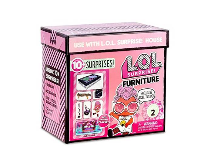 L.O.L. Surprise! 564935E7C Speelset met Poppenmeubels En Verzamelfiguur, Met Accessoires, 10 Verrassingen