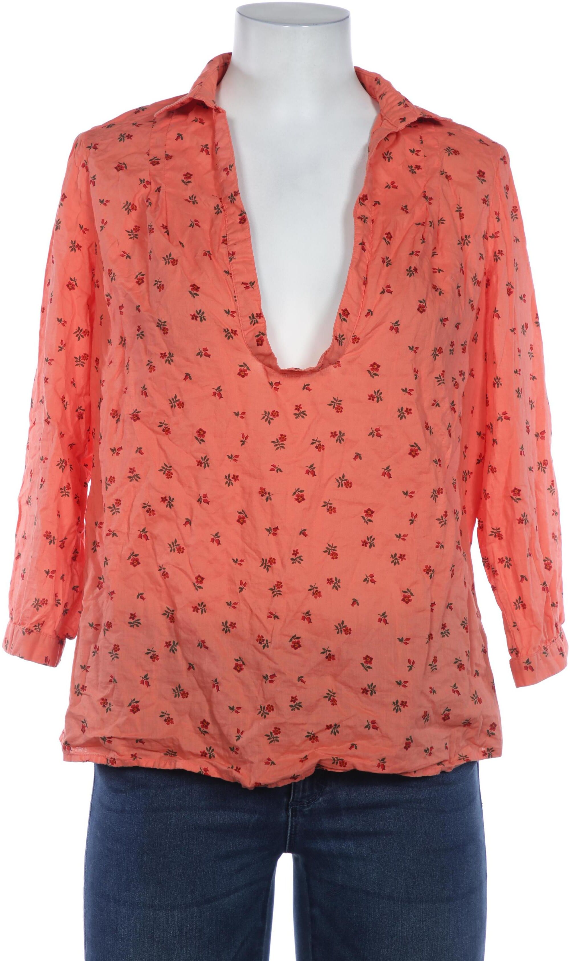 nice things Damen Bluse, Rot, Gr. EU 32 (IT 38), Baumwolle - Second Hand