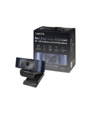 LogiLink HD Pro Web-Kamera Farbe 2 MP 1920 x 1080 feste Brennweite Audio USB MJPEG (UA0379)