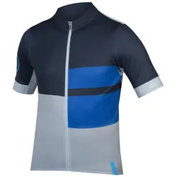 Endura, Herren, Velotrikot, FS260 Print Trikot (kurzarm) (XS), Blau, XS
