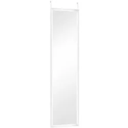 Türhängespiegel Ganzkörperspiegel Wandspiegel weiß Flurspiegel H 120 cm