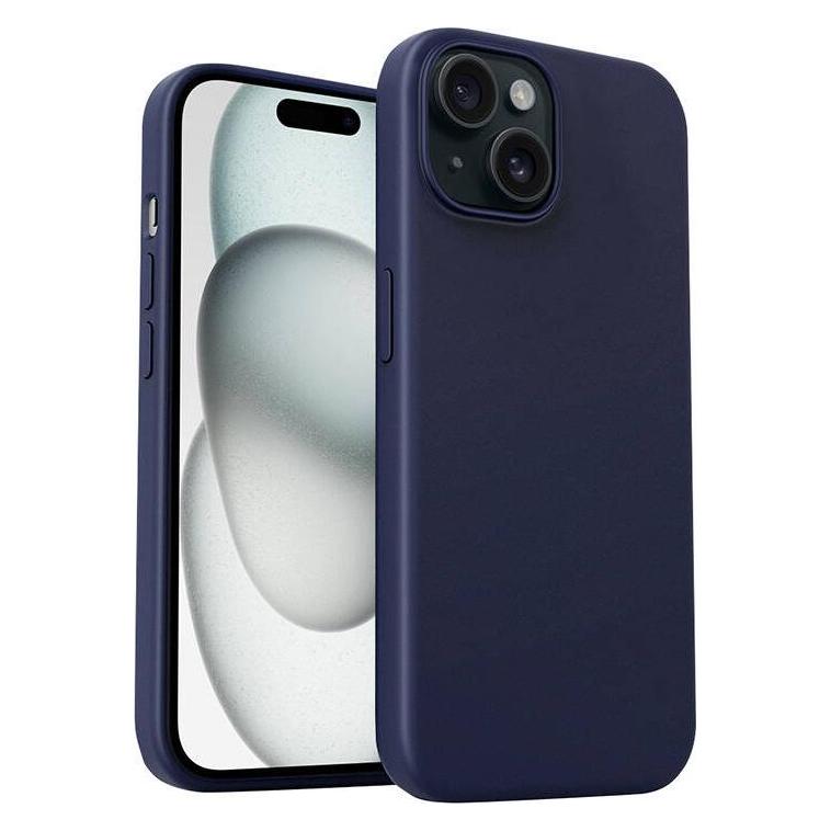 Aukey PC-GJ10B case for iPhone 15 Plus (storm blue) (Apple iPhone 15 Plus) (PC-GJ10B Storm Blue)
