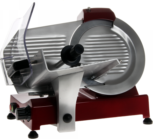 FAC F 275 E Rossa- Affettatrice a gravità con lama da 275 mm - Affilatoio fisso