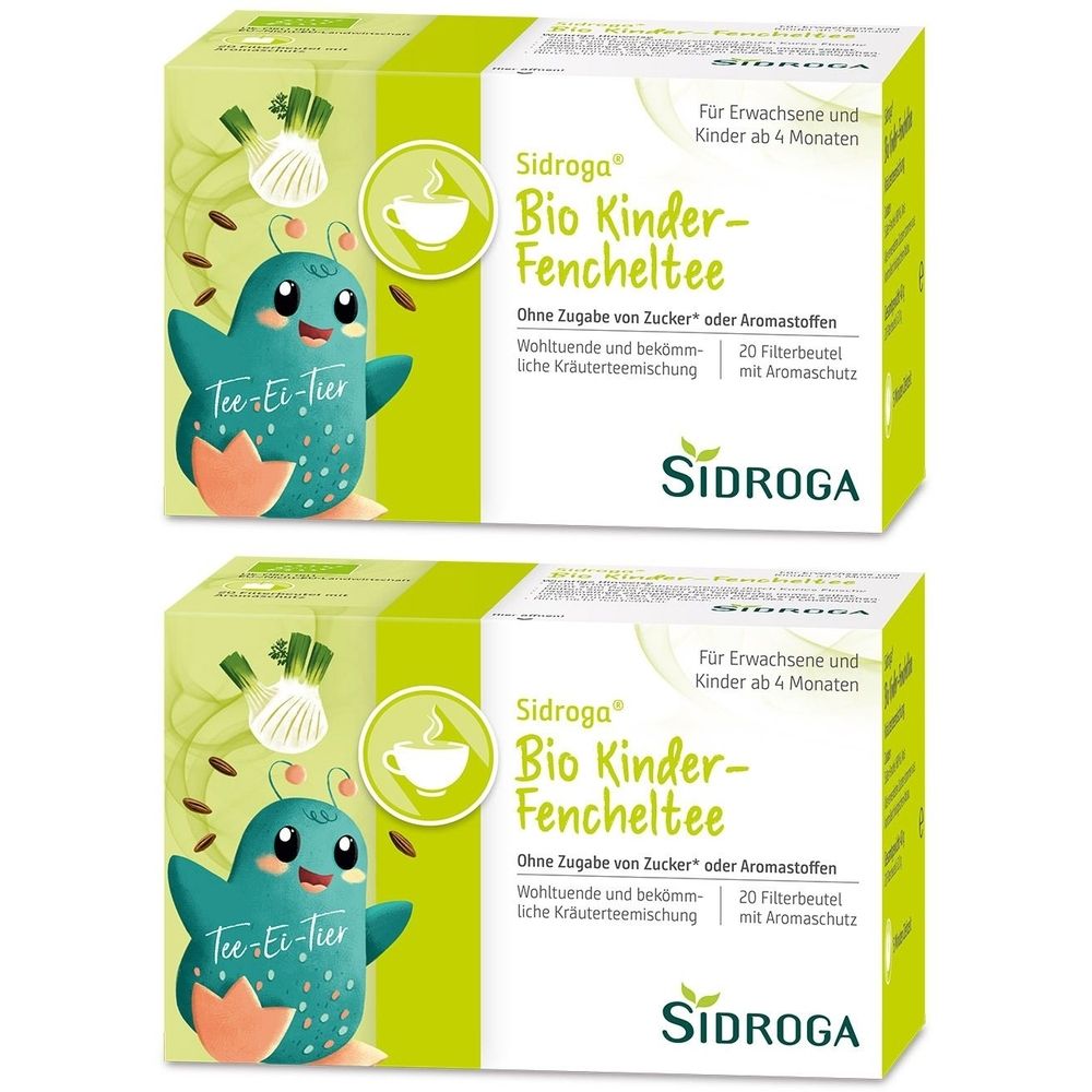 2x Sidroga Bio Kinder-Fencheltee 2x20x2 g Tee