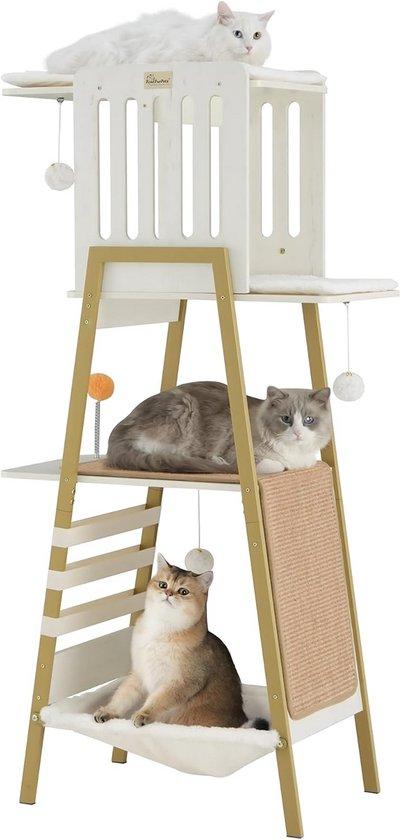 Kratzbaum mit Höhle und Plattform für große Katzen - 147 cm hoch