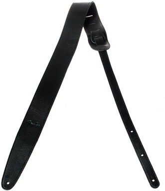 Fender Artisan Leather Strap BK Schwarz
