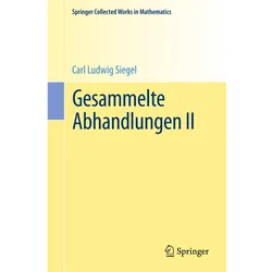 Gesammelte Abhandlungen II, Fachbücher von Carl Ludwig Siegel