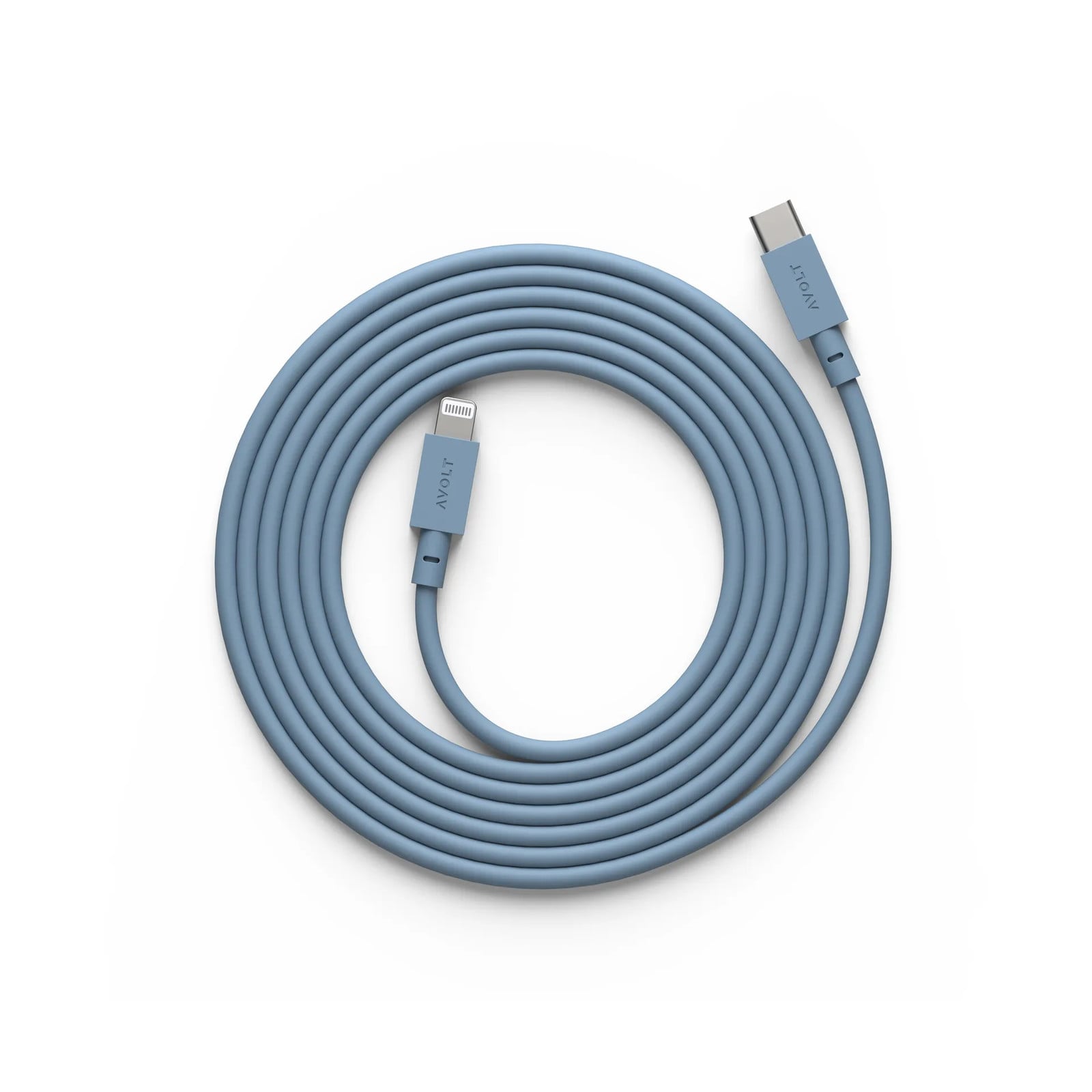 Avolt USB C naar Lightning oplaadkabel 2m Shark Blue