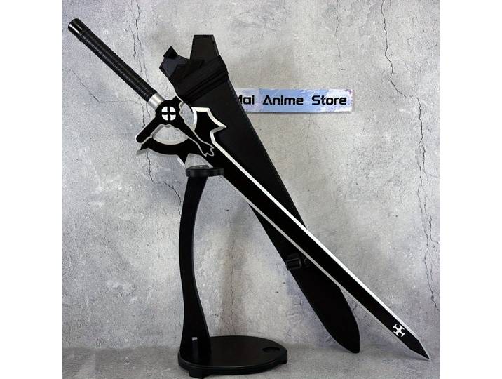 108cm Kirigaya Kazuto Katana épée Art en ligne Anime Kirito Cosplay accessoire samouraï sabre Ninja couteau taille réelle japonais Katana cadeau
