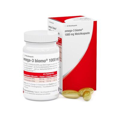 Omega-3 Biomo 1000 mg Weichkapseln 28 St