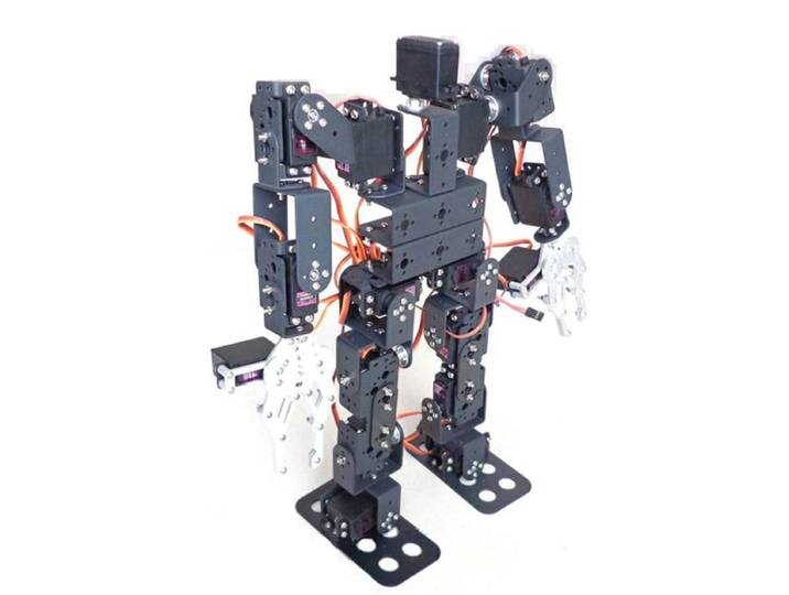 Nouveau 17 Dof Robot humanoïde Servo Robot éducatif Robot de danse griffe bipède Robot de marche pour l'enseignement Kit de bricolage Robot Programmable