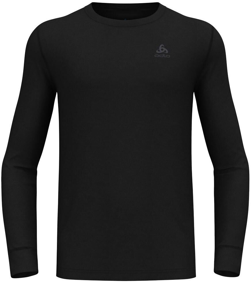 Odlo  - Top Crew Neck L/S Merino 200 Black - M - Sous-vêtement technique