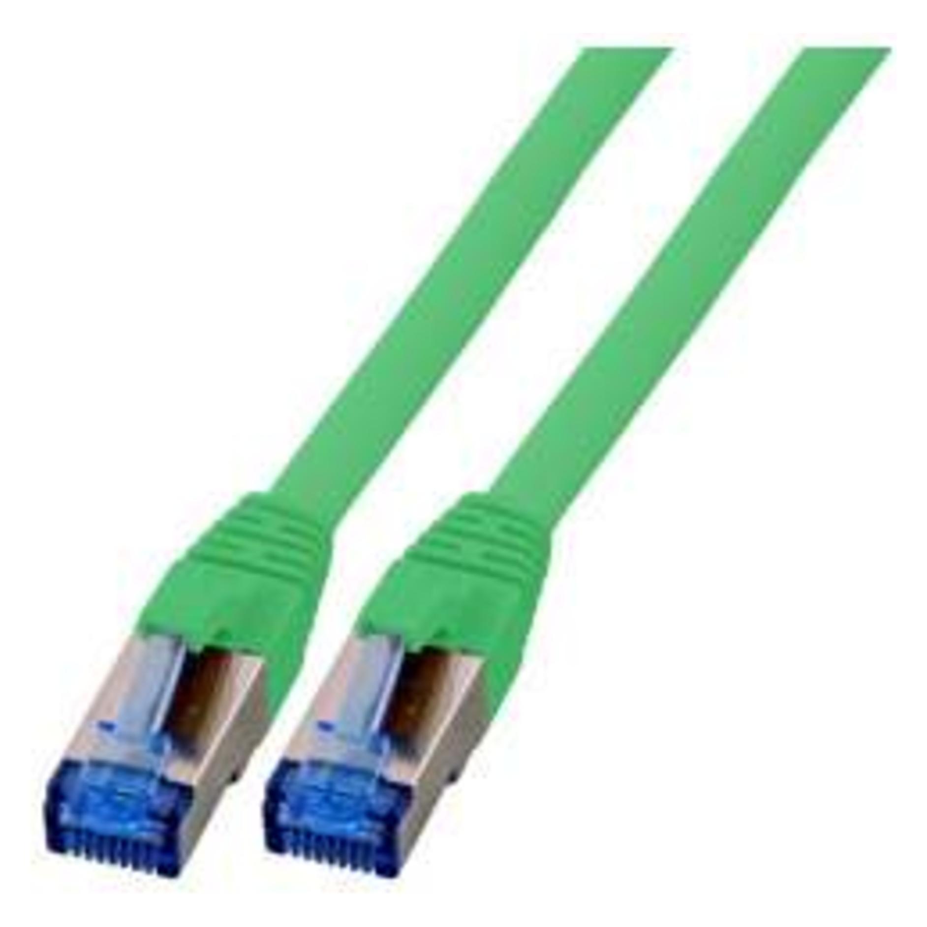 EFB Elektronik Netzwerkkabel (S/FTP, CAT6a, 0.25 m) (K5525FGN.0,25)