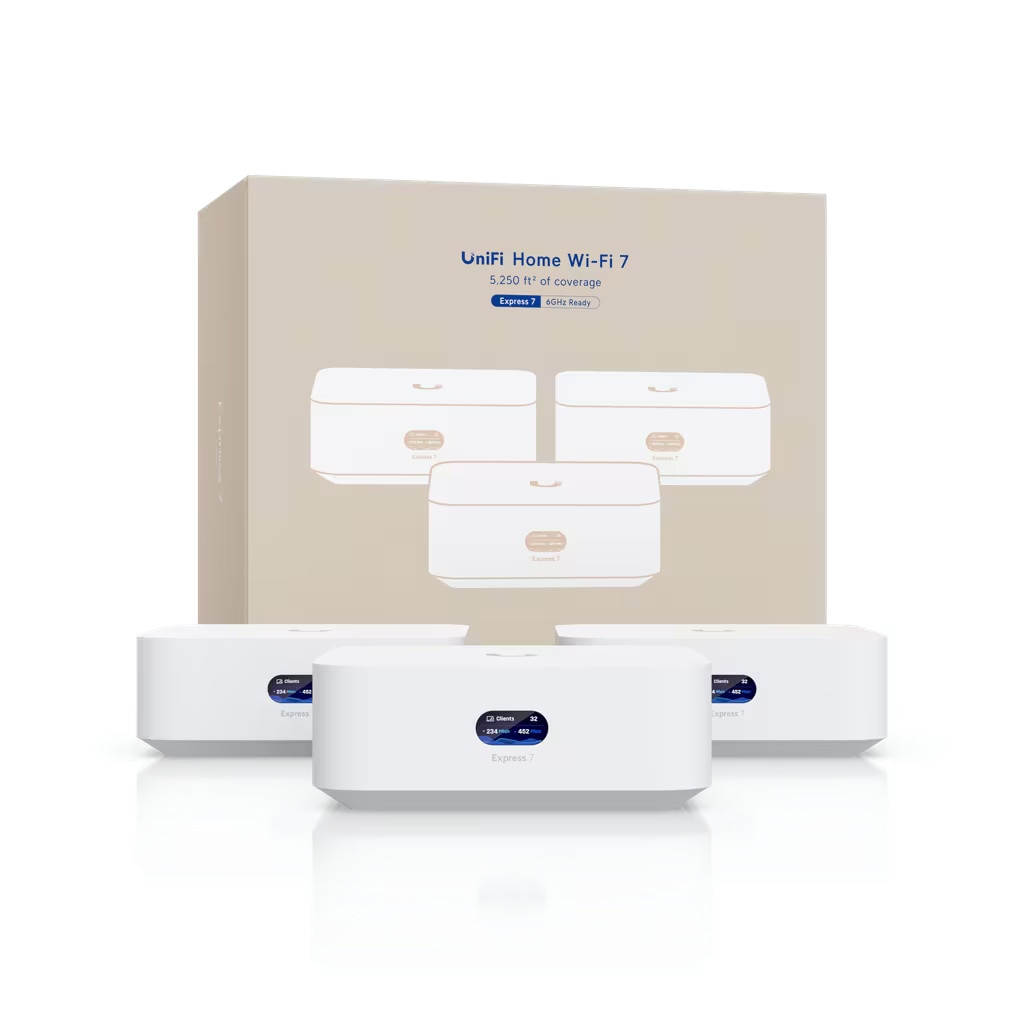 Ubiquiti UniFi Express 7 Whole Home WiFi 7 Gateway 3-pack