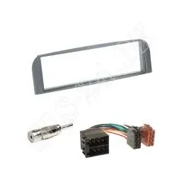 Autoradio 1-DIN Einbaurahmen Radioblende+Adapter Einbauset für Alfa Romeo 147...
