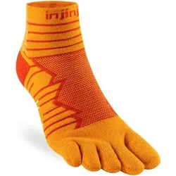 Injinji, Unisex, Sportsocken, Ultra Mini-Crew (L), Orange