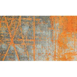 Wash & Dry Fußmatte Rustic 70 x 120 cm Polyamid Orange