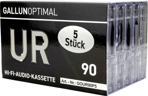 GALLUNOPTIMAL Audiokassette 90 min 5er Set