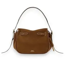 Polo Ralph Lauren für Damen. 428960569001 Polo ID Mini Satchel-Tasche aus braunem Wildleder (OSFA), Lässig
