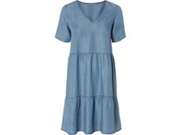 ESMARA® Robe à volants femme (Bleu)