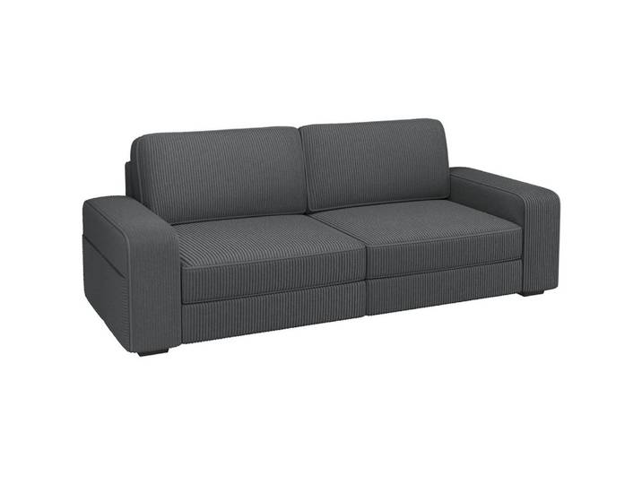 Yaheetech Sofa Polstersofa aus Cordstoff, Zweisitzer-Sofa, Breite Sitzfläche & Armlehnen, für Wohnzimmer