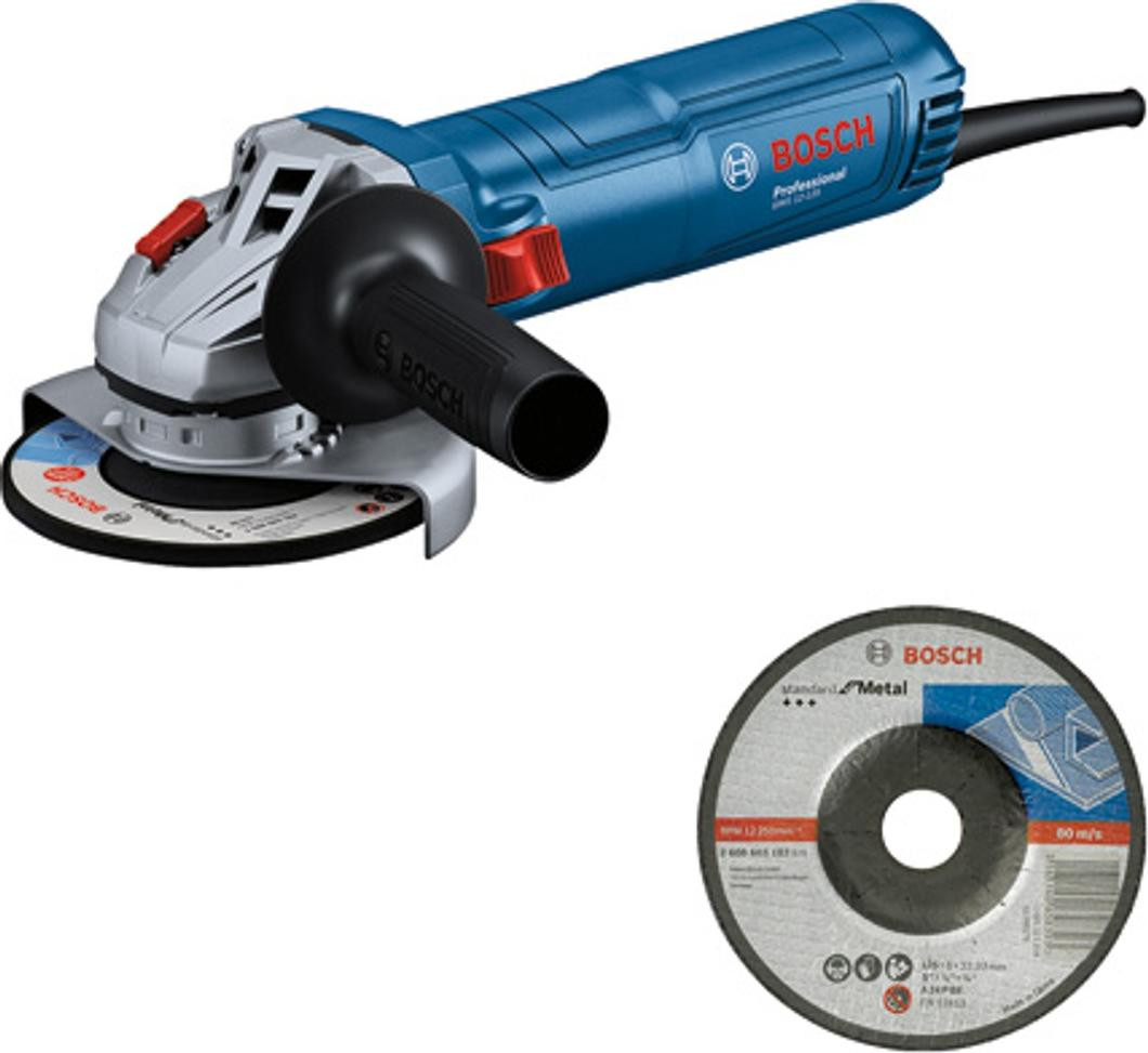 Bosch Professional Winkelslijpmachine GWS 12-125 met grove schijf