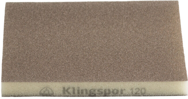 SW 501 Eponges abrasives Aluminium Oxide Klingspor 96 x 123 x 12,5 mm Grain 120 (125281)