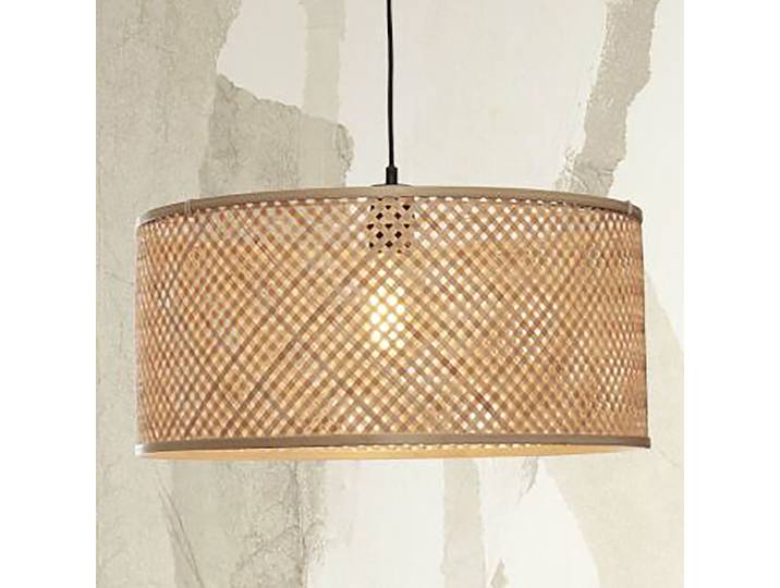 Suspension Java Ø 50cm Beige/Beige Bambou E27