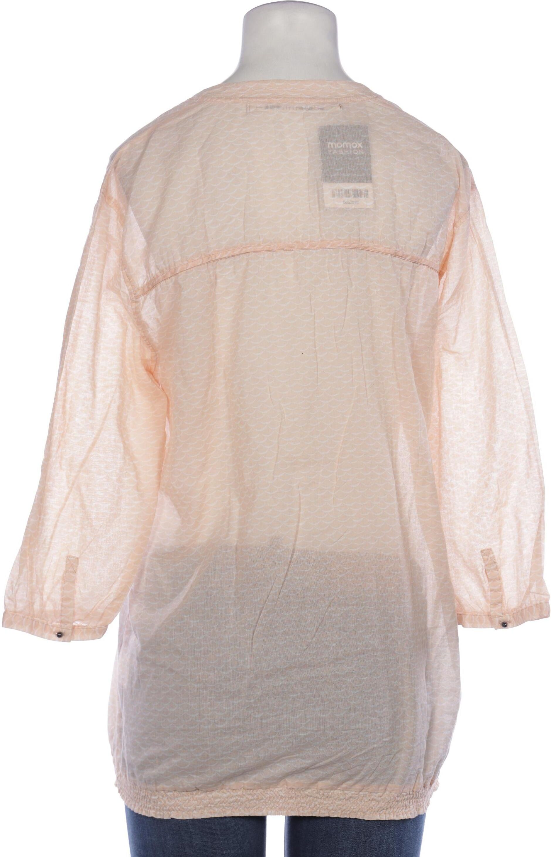 Custommade Damen Bluse, Orange, Gr. EU 36, Baumwolle - Second Hand