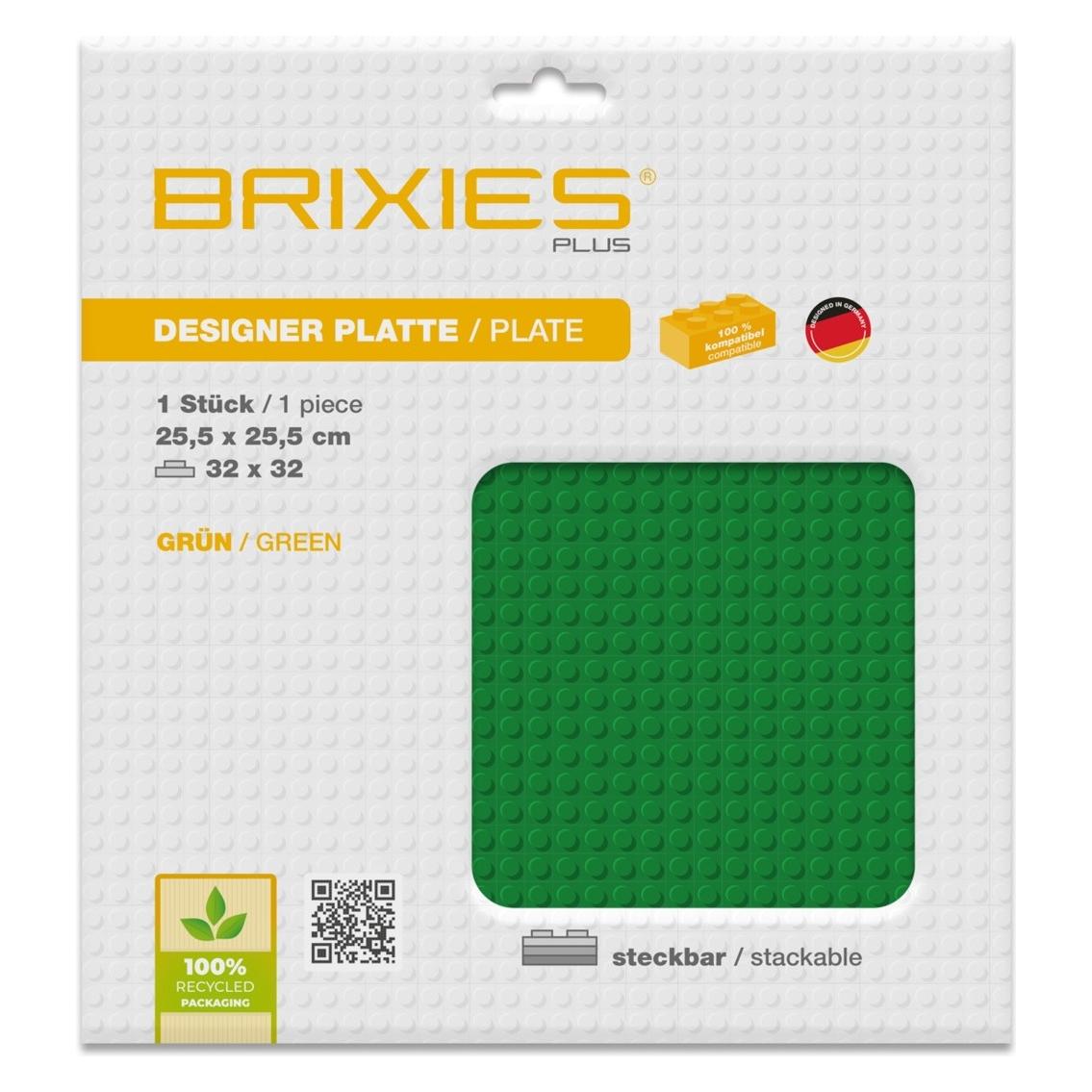 Brixies Bauplatte 32x32 Basic grün (225.008)