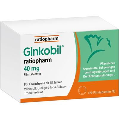 GINKOBIL-ratiopharm 40 mg Filmtabletten 120 St