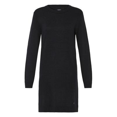 Strickkleid OXMO "Strickkleid OXAida", Damen, Gr. S, N-Gr, schwarz, Obermaterial: 70% Viskose CV. 30% Polyamid PA., Kleider Strickkleid