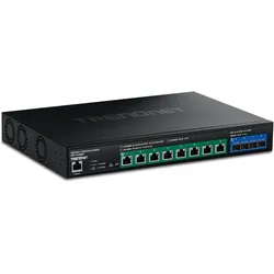 Trendnet Ethernet Switch Gigabit POE (12 Ports), Netzwerk Switch, Schwarz