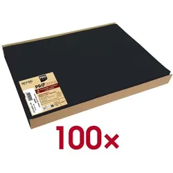 PROnappe Platzsets 100 Stück schwarz, 40x30 cm