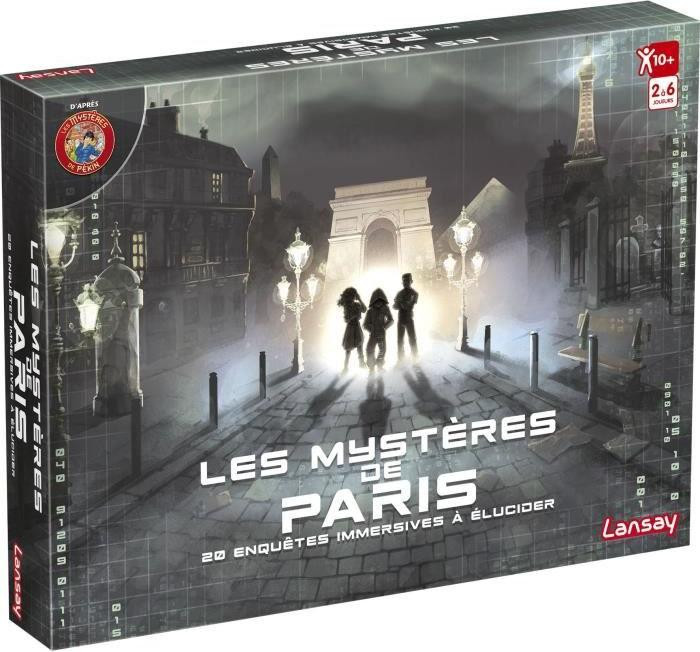 Lansay Les Mystères De Paris Detective Spel voor 2 tot 6 spelers vanaf 10 jaar