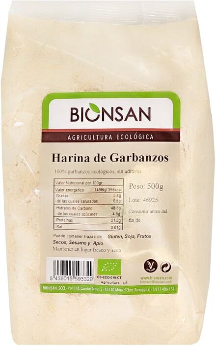Bionsan Farinha de Grão-de-Bico Orgânica 500g
