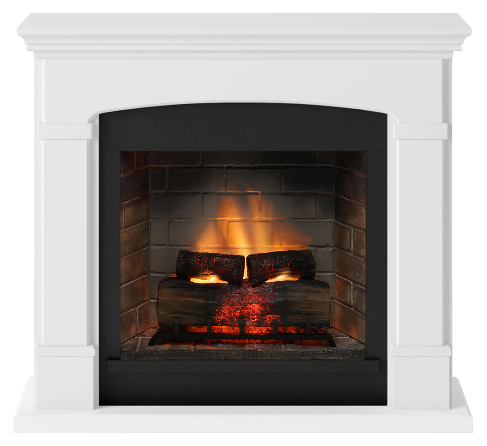 TAGU Helmi Elektrokamin mit PowerFlame 2 Reinweiß