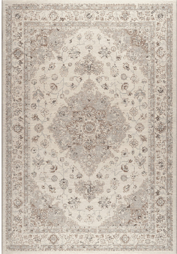 Langley Street Rectangle Oriental Area Rug beige Rectangle 200 x 290 cm