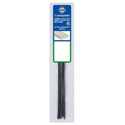 PEBARO 130-3 - Laubsägeblätter für Holz und Kunststoff, Standard Qualität, Stärke 3, 12 Stück