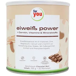 for you eHealth Eiweiß Power Chocolate Noir 750 g