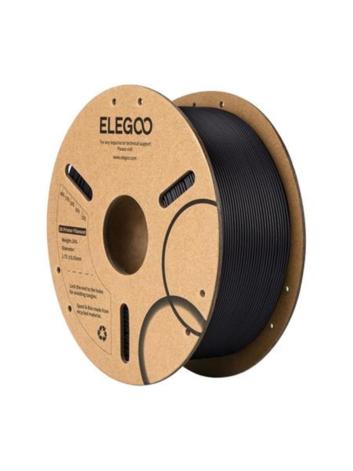Elegoo PLA-CF Filament - Black, 1kg