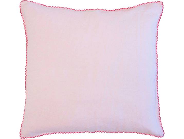 Kissenbezug FLEURESSE Provence , rosa, B:40cm L:40cm, Leinen, Obermaterial: 50% Baumwolle, 50% Leinen, Kissenbezüge, Kissenbezug, Leinen, Premium Qualität, kühlende Stoff