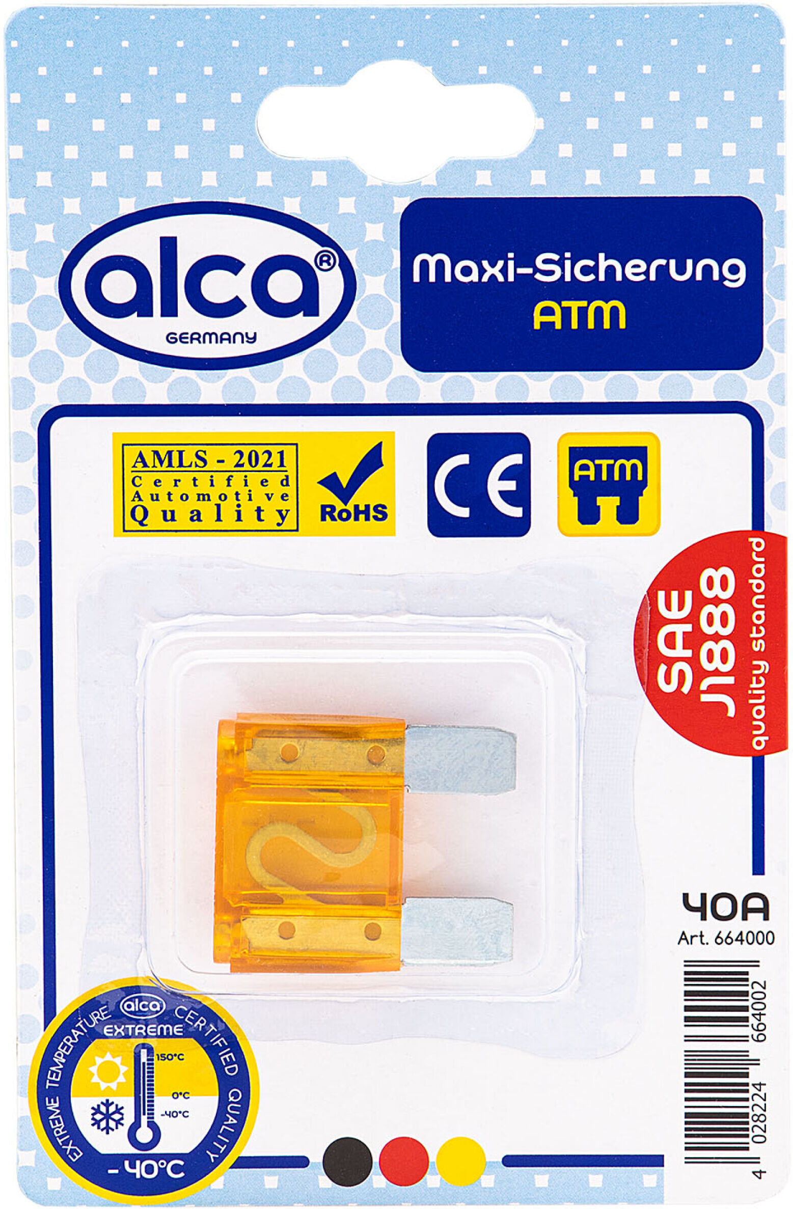 Alca Sicherung Maxi-Sicherung 40a 1 St. Blister 664000