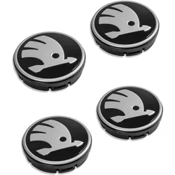 Skoda Nabenkappen 4-teilig Logo ab 2025 5LA071213D