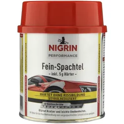 Nigrin Performance Fein Spachtel inklusive Härter 250 gr